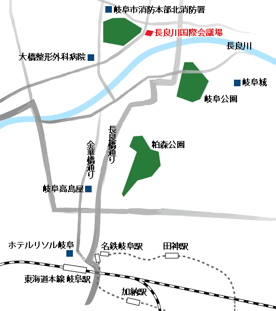 長良川国際会議場地図